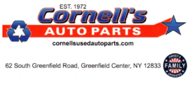 A picture of the cornell 's auto parts logo.